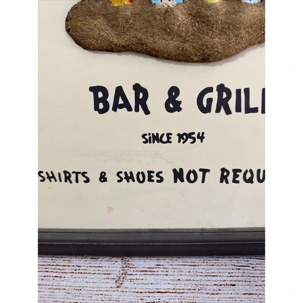 Surf Shack Wooden Bar Sign Wall Decor Beach Theme